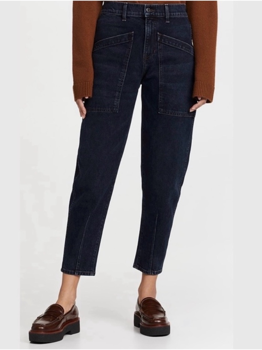 Veronica Beard dark denim Charlie Barrel jeans size 29